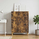 vidaXL Sideboard Black 66 x 34.5 x 90 cm Engineered Wood