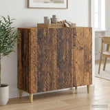 vidaXL Dressoir Zwart 89 x 34,5 x 80 cm Bewerkt hout