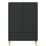 vidaXL Dressoir Zwart 66 x 34,5 x 95 cm Bewerkt hout