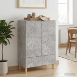 vidaXL Dressoir Zwart 66 x 34,5 x 95 cm Bewerkt hout