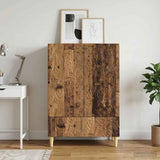 vidaXL Dressoir Zwart 66 x 34,5 x 95 cm Bewerkt hout