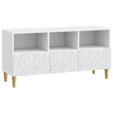 vidaXL TV Kast 102 x 34,5 x 50 cm Wit Bewerkt hout