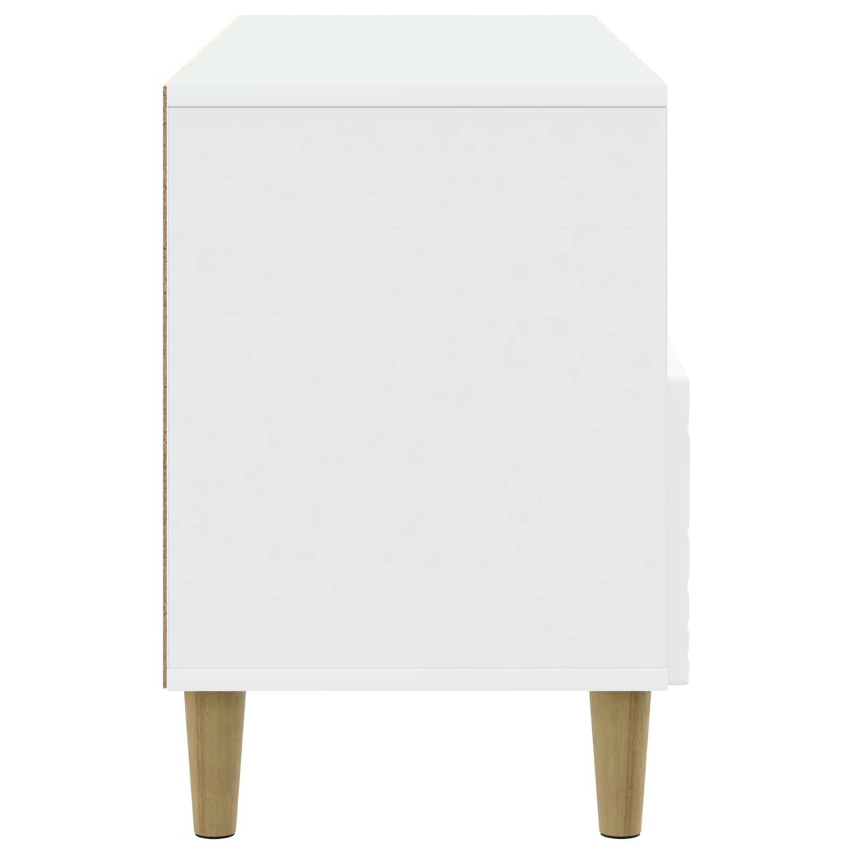 vidaXL TV Kast 102 x 34,5 x 50 cm Wit Bewerkt hout