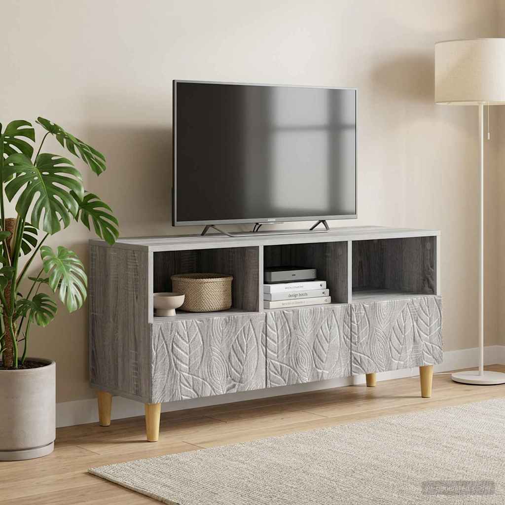 vidaXL TV Kast 102 x 34,5 x 50 cm Wit Bewerkt hout