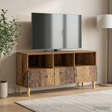 vidaXL TV Kast 102 x 34,5 x 50 cm Wit Bewerkt hout
