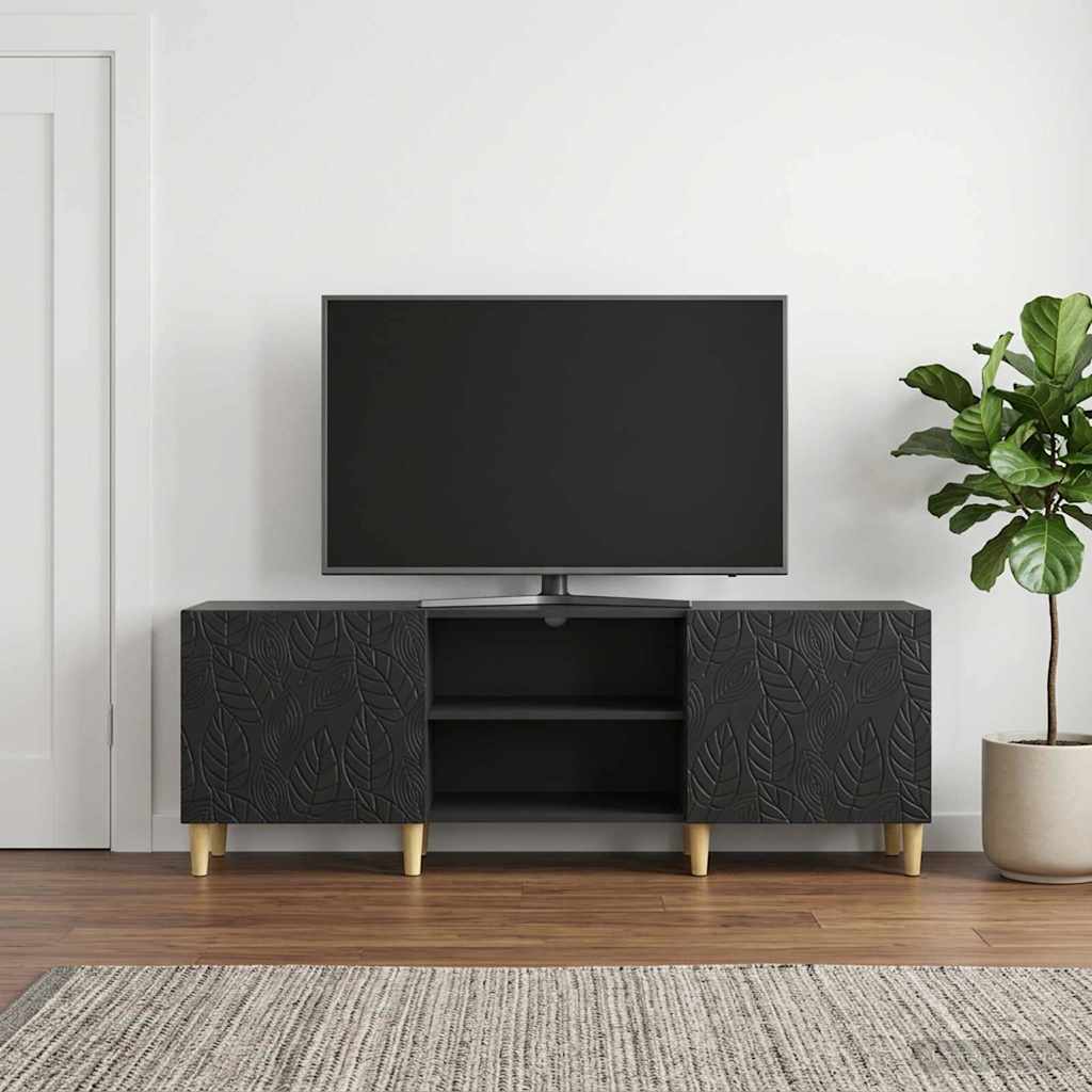 vidaXL TV Kast 150 x 31 x 50 cm Zwart Bewerkt hout