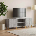 vidaXL TV Kast 150 x 31 x 50 cm Zwart Bewerkt hout