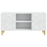 vidaXL TV Kast 102 x 34,5 x 50 cm Wit Bewerkt hout