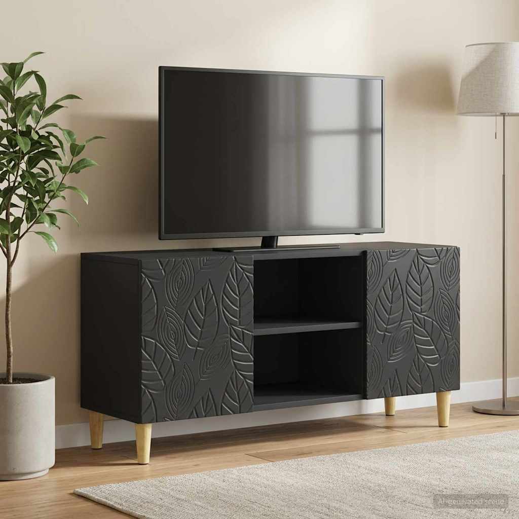 vidaXL TV Kast 102 x 34,5 x 50 cm Wit Bewerkt hout