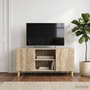 vidaXL TV Kast 102 x 34,5 x 50 cm Wit Bewerkt hout