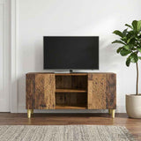 vidaXL TV Kast 102 x 34,5 x 50 cm Wit Bewerkt hout