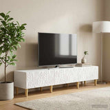 vidaXL TV Kast 147 x 34,5 x 30 cm Wit Bewerkt hout