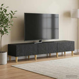 vidaXL TV Kast 147 x 34,5 x 30 cm Wit Bewerkt hout