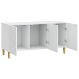 vidaXL TV Kast 99 x 34,5 x 50 cm Wit Bewerkt hout