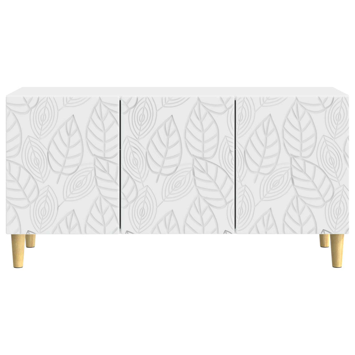 vidaXL TV Kast 99 x 34,5 x 50 cm Wit Bewerkt hout