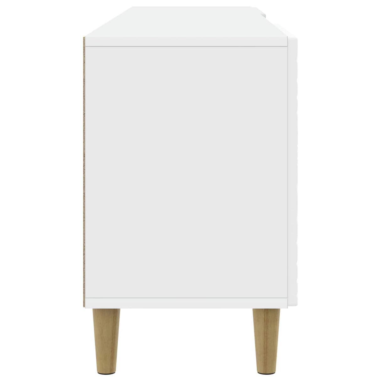 vidaXL TV Kast 99 x 34,5 x 50 cm Wit Bewerkt hout