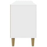 vidaXL TV Kast 99 x 34,5 x 50 cm Wit Bewerkt hout