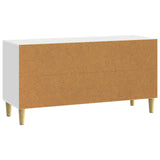 vidaXL TV Kast 99 x 34,5 x 50 cm Wit Bewerkt hout