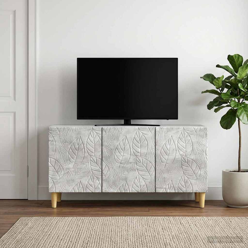vidaXL TV Kast 99 x 34,5 x 50 cm Wit Bewerkt hout
