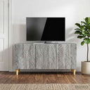 vidaXL TV Kast 99 x 34,5 x 50 cm Wit Bewerkt hout