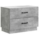 vidaXL Nachtkastje met lade Zwart 62 x 34,5 x 44,5 cm Bewerkt hout