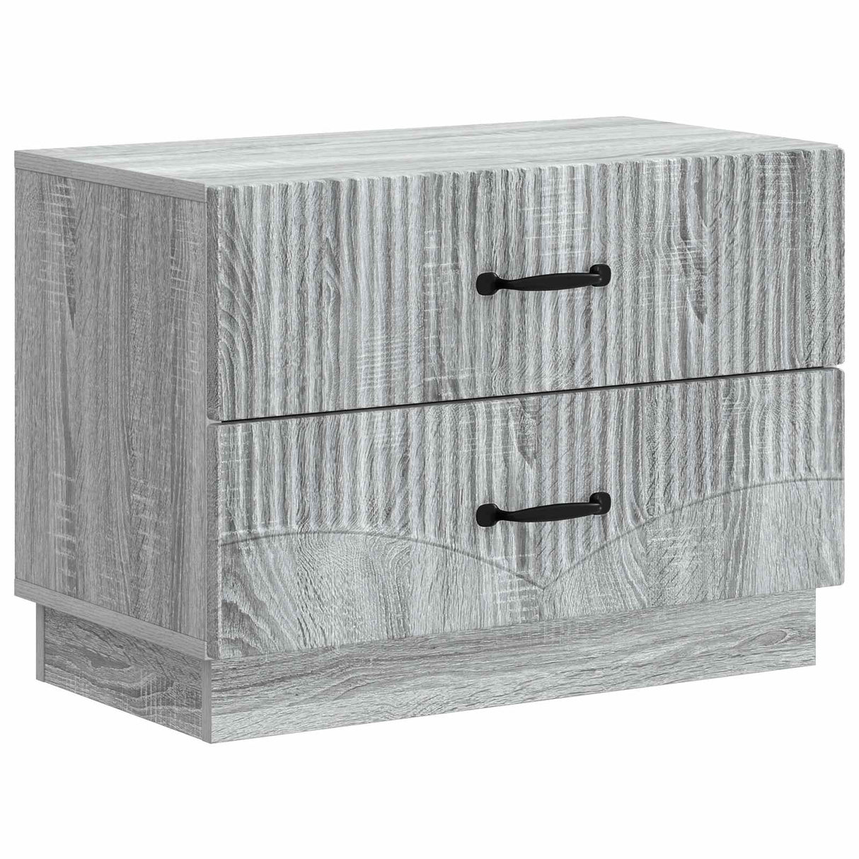 vidaXL Nachtkastje met lade Zwart 62 x 34,5 x 44,5 cm Bewerkt hout