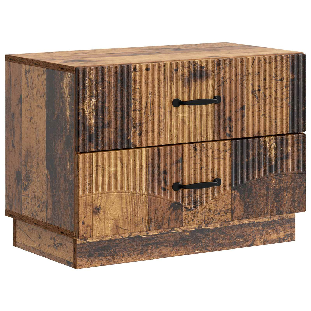 vidaXL Nachtkastje met lade Zwart 62 x 34,5 x 44,5 cm Bewerkt hout