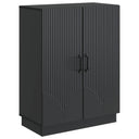 vidaXL Dressoir Zwart 66 x 34,5 x 87 cm Bewerkt hout