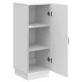vidaXL Dressoir Wit 33 x 34,5 x 87 cm Bewerkt hout