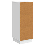 vidaXL Dressoir Wit 33 x 34,5 x 87 cm Bewerkt hout