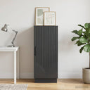vidaXL Dressoir Wit 33 x 34,5 x 87 cm Bewerkt hout