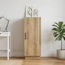 vidaXL Dressoir Wit 33 x 34,5 x 87 cm Bewerkt hout