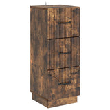 vidaXL Ladekast Zwart 33 x 34,5 x 87 cm Bewerkt hout