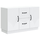 vidaXL Dressoir met lade Wit 89 x 34,5 x 57 cm Bewerkt hout