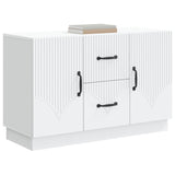 vidaXL Dressoir met lade Wit 89 x 34,5 x 57 cm Bewerkt hout