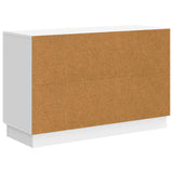 vidaXL Dressoir met lade Wit 89 x 34,5 x 57 cm Bewerkt hout