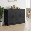 vidaXL Dressoir met lade Wit 89 x 34,5 x 57 cm Bewerkt hout