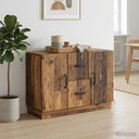 vidaXL Dressoir met lade Wit 89 x 34,5 x 57 cm Bewerkt hout