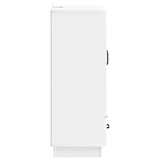 vidaXL Sideboard with Drawer White 66x34.5x92 cm Engineered Wood
