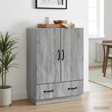 vidaXL Sideboard with Drawer White 66x34.5x92 cm Engineered Wood