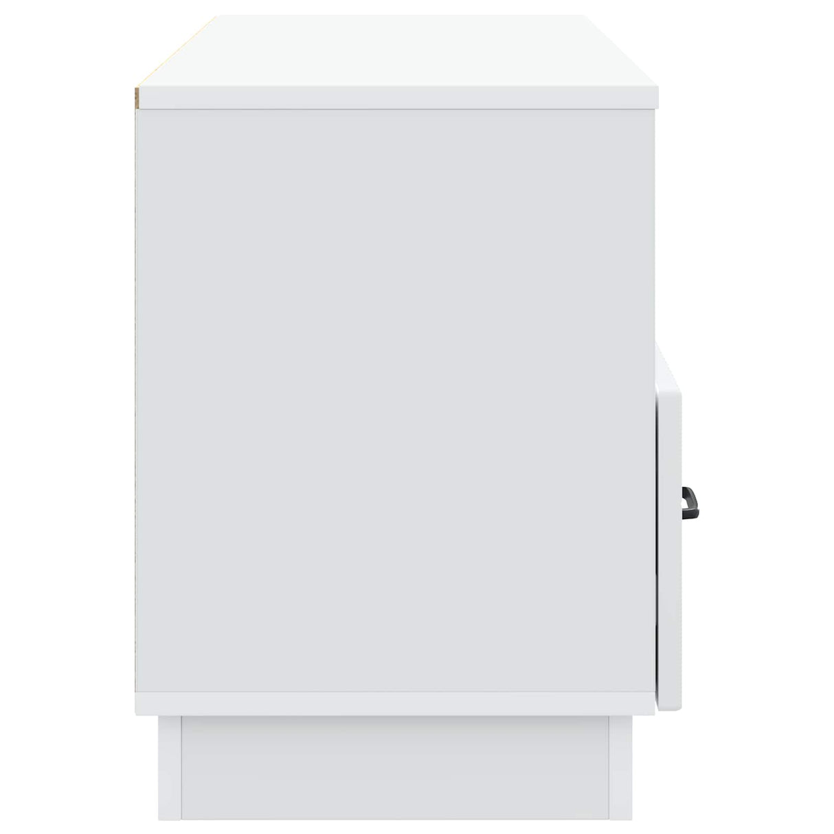vidaXL TV Cabinet with Drawer White 102x34.5x47 cm Engineered Wood