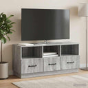 vidaXL TV Cabinet with Drawer White 102x34.5x47 cm Engineered Wood