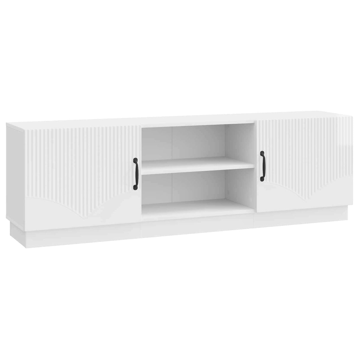 vidaXL TV Cabinet Black 150x31x47 cm Engineered Wood