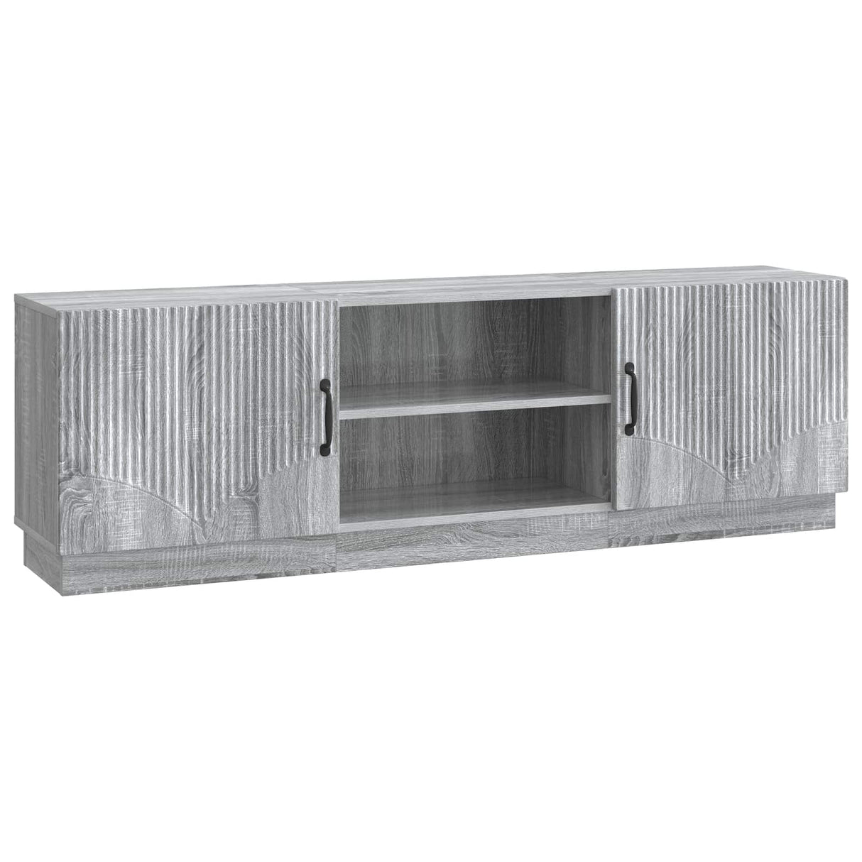 vidaXL TV Cabinet Black 150x31x47 cm Engineered Wood