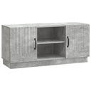 vidaXL TV Kast Zwart 102 x 34,5 x 47 cm Bewerkt hout