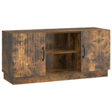 vidaXL TV Kast Zwart 102 x 34,5 x 47 cm Bewerkt hout