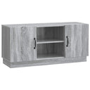 vidaXL TV Kast Zwart 102 x 34,5 x 47 cm Bewerkt hout