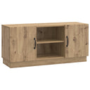 vidaXL TV Kast Zwart 102 x 34,5 x 47 cm Bewerkt hout