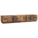 vidaXL TV Cabinet with Drawer Black 147 x 34.5 x 27 cm Engineered Wood