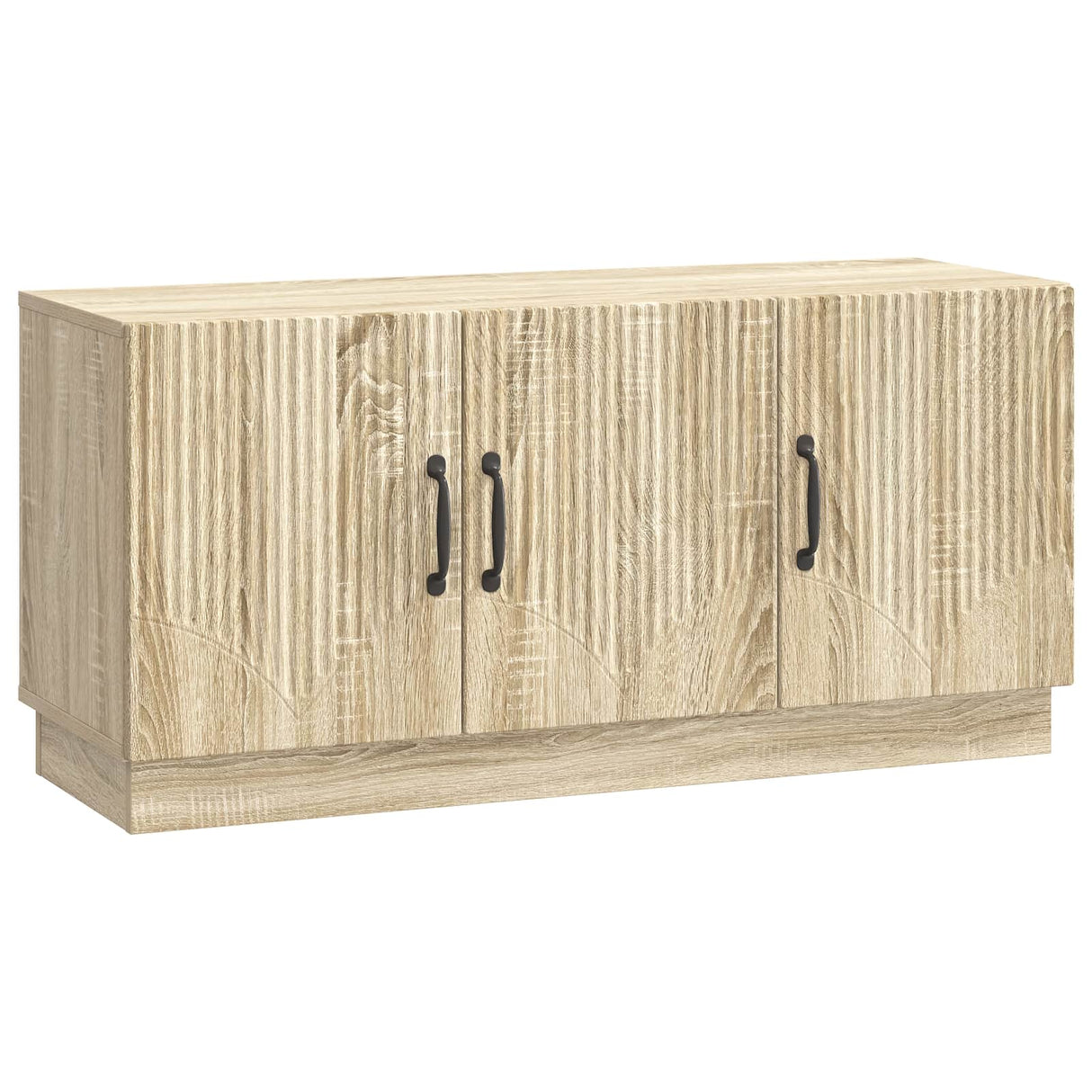 vidaXL TV Kast Zwart 99 x 34,5 x 47 cm Bewerkt hout